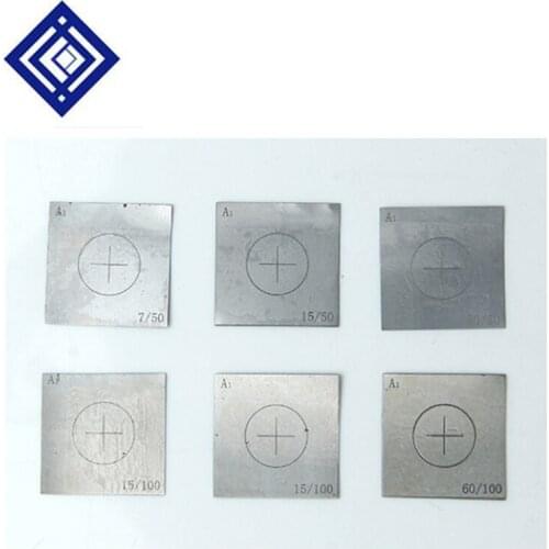 A1/C/D/M1 Sensitivity Specimens Inspection Standard Block For Magnetic Powder
