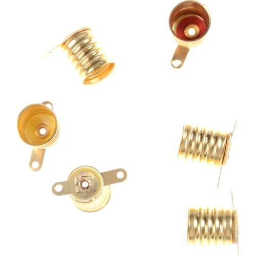 E10 Lamps Base Holder Bulbs Light Base Socket Home Experiment Circuit Electrical Test Accessories 5PCS/lot