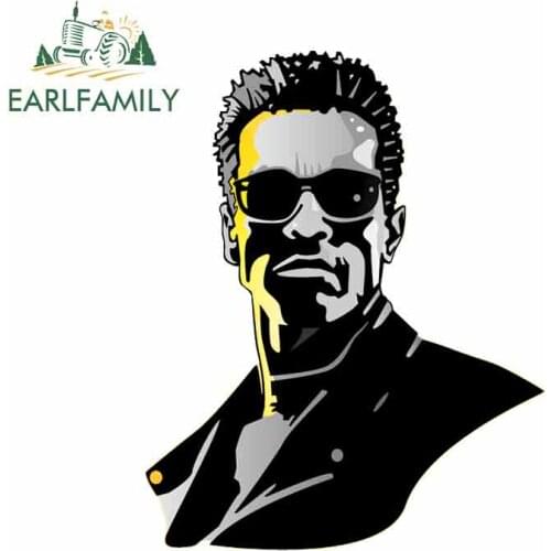 EARLFAMILY 13cm x 9.7cm Terminator 3D DIY Fine Decal RV VAN Waterproof Anime Bumper Trunk Truck Graphics Vinyl JDM Accessories