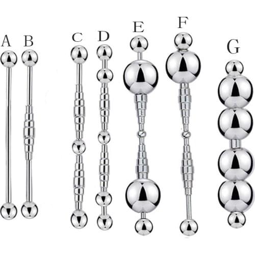 Metal Penis Plug Male Horse Urine Dao Catheter Urethral Dilatation Adult Toy Penis Stimulation Male Masturbation Sex Toy