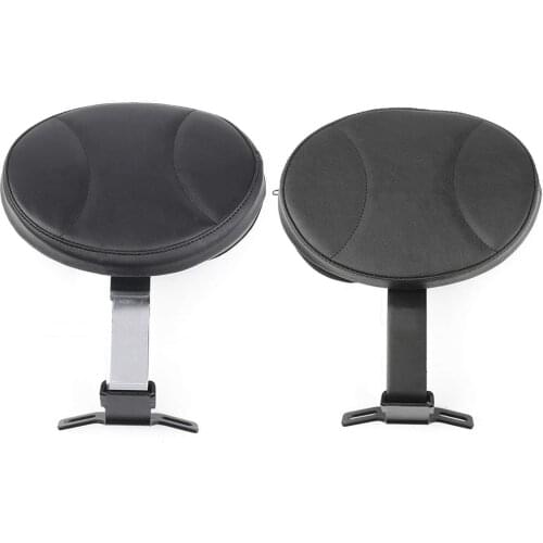 New Motorcycle Adjustable Driver Backrest Plug IN Sissy Bar For Harley Fatboy Heritage Softail 2007-2017 Black Chrome