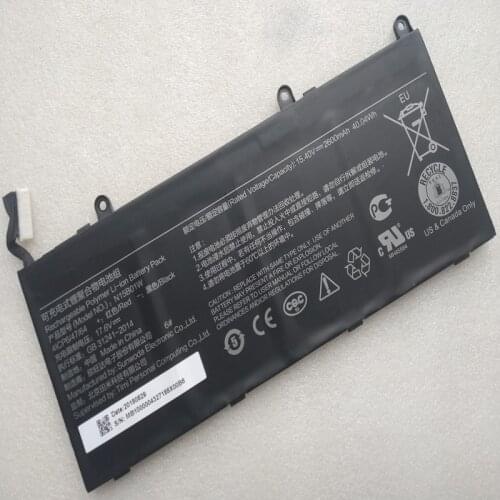 New N15B01W Battery For Xiaomi Mi Ruby 15.6 inch Timi TM1703 Windows 10 Series Original Laptop Battery 15.4V 40.04Wh 2600mAh