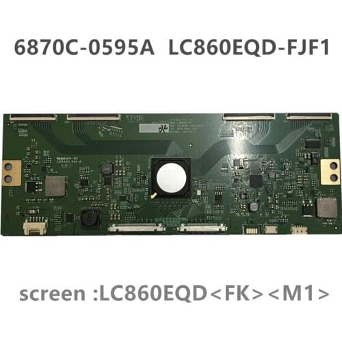 Original logic board 6870C-0595A LC860EQD-FJF1 T-COM board With screen: LC860EQD(FK)(M1) Good test