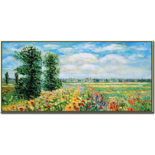 Landscape No Framed Pictures DIY Painting On Canvas Wall Art Acrylic Painting On Canvas Drop Shipping For Wedding Home Decor