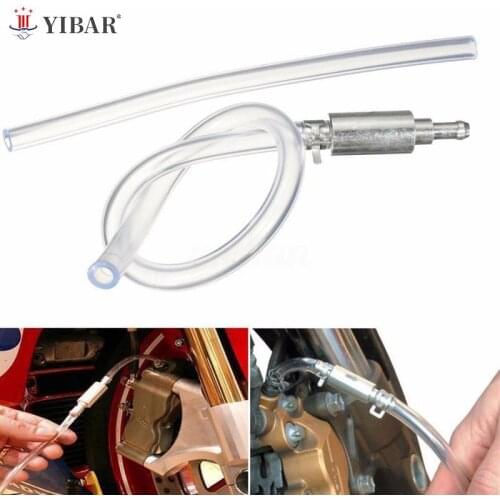 Clutch Brake Bleeder Hose One Way Valve Tube Bleeding Tool Kit Motorcycle Car