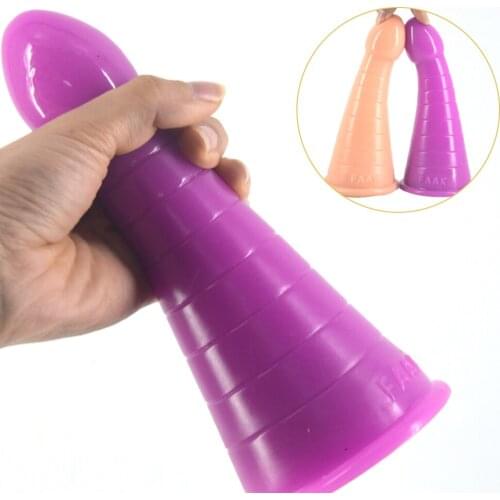Big Butt Plug Silicone Dildo Christmas Hat Anal Sex Toy Alternative Penis Lesbian Mature Fetish Flirting Persistent Orgasm Shop