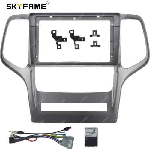 SKYFAME Car Frame Cable CANBUS For JEEP Grand Cherokee RST 2008-2013 Screen Dash Panel Fascia Frame