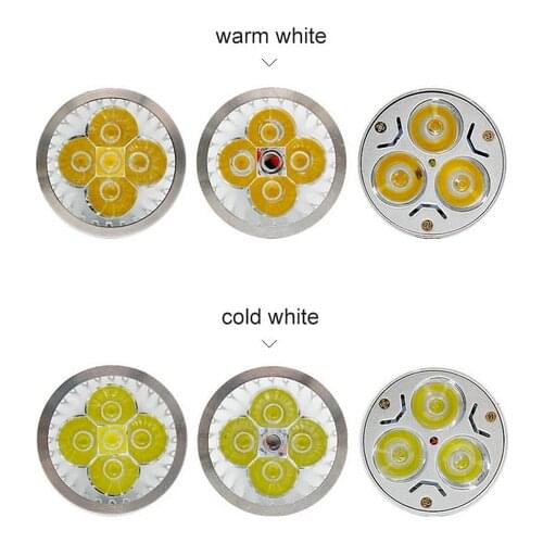 High power chip LED bulb MR16 3W 4W 5W 12V Dimmable Led Spotlights Warm/Cool White MR 16 base LED lamp