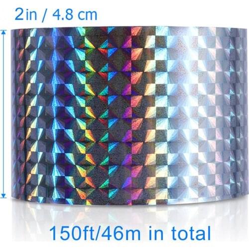 Bird Repellent Scare Tape Reflective Repeller Ribbon Pest Control Deterrent for Garden SCVD889