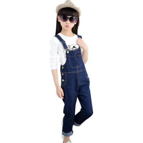 Tryounger Denim Overalls For Girls