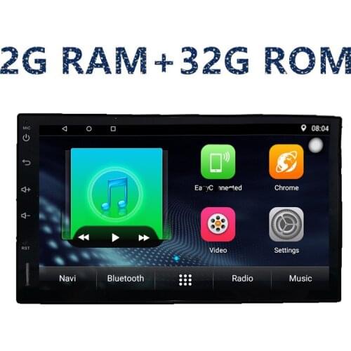 2din 7inch Universal car radio android gps navigation Multimedia Player for NISSAN Toyota KIA Suzuki Honda RAV4 Volkswagen