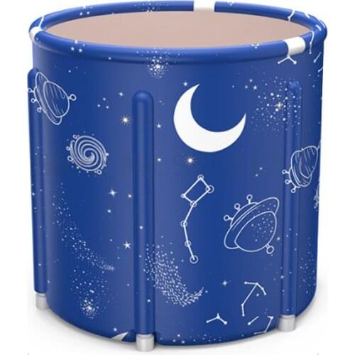 Bath bucket folding household bath heating childrens bath bucket whole body bathtub bidet bath bucket