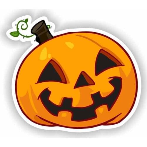 Amusing 13.6CM*11.6CM Happy Halloween Decoration Decal Helmet Car Sticker