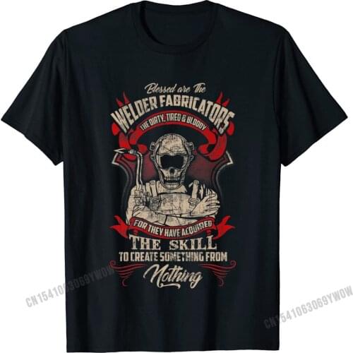 WELDER FABRICATORS Funny Welders Welding Backside Premium T-Shirt Camisas Men Normal Tshirts New Tops Shirt Cotton Men Unique