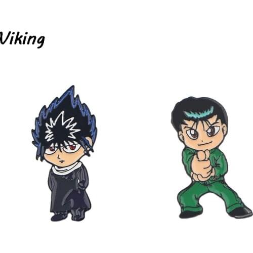 20pcs/lot G1681 Anime Brooch Metal Badge Icon on The Backpack Pin Brooches for Clothing Jewelry Gift