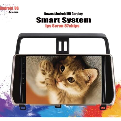Android 10.0 Octa Core Car DVD Multimedia Player for Toyota Land Cruiser Prado 2018 19 Navigation GPS Radio BT SIM 4G DSP System
