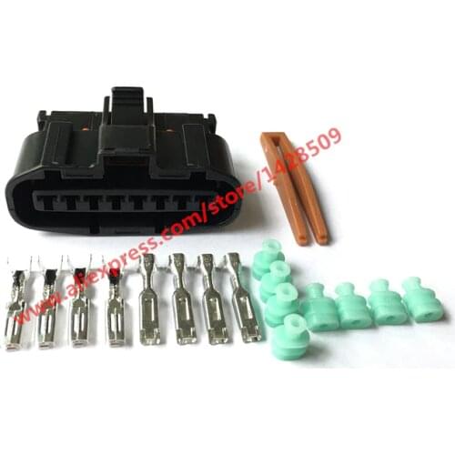 8 Pin Female Waterproof Automotive Electrical Connector For Mitsubishi Lancer MAF Sensor And Ignition Distributor