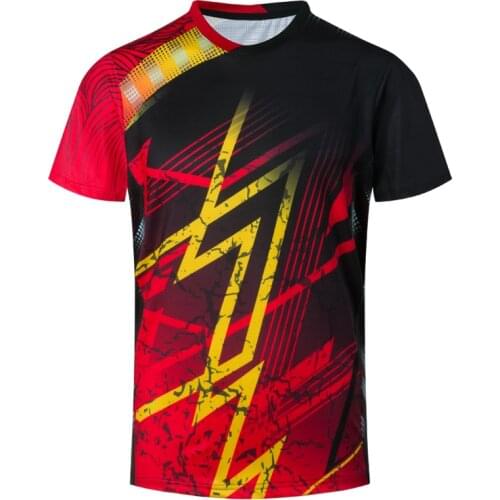 Free print name !male /female Tennis Shirts,Men Table tennis shirt ,Running Sport short -sleeve T Shirts,Badminton t-shirt 1820