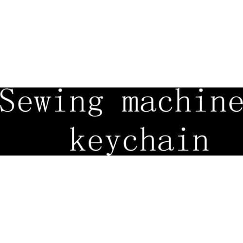 Sewing machine keychain