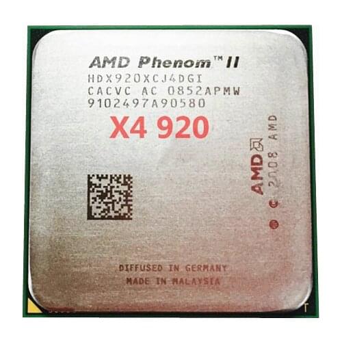 Free shipping AMD Phenom X4 920 2.8GHz Quad-Core CPU Processor HDX920XCJ4DGI 125W Socket AM2+/940PIN
