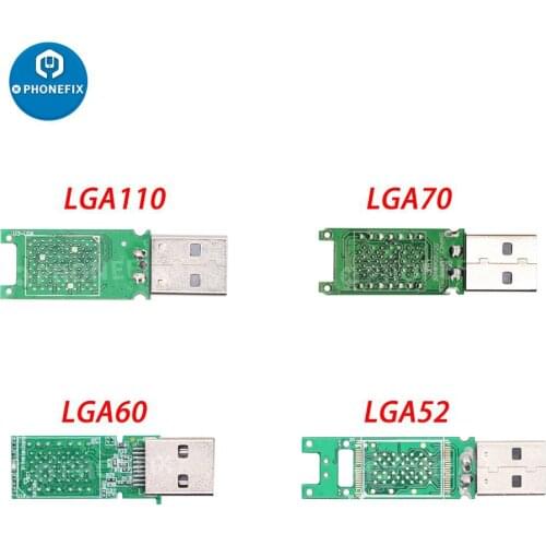 Large Fast Speed DIY U Disk USB 2.0 LGA70 For iPhone 6S 6SP 7 7P PCIE NAND Become Large Fast Speed U Disk