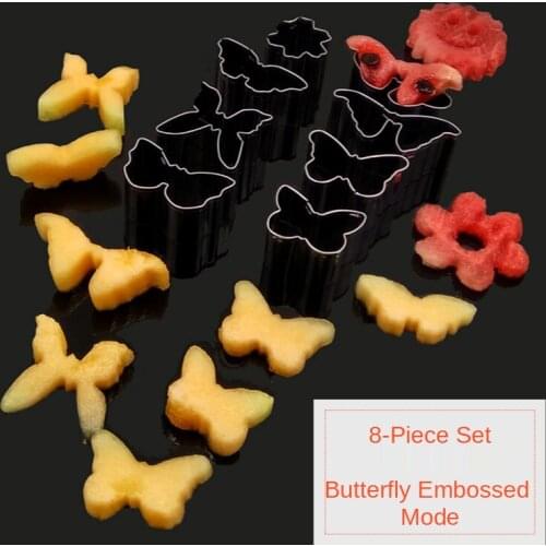 Stainless Steel Flower-shaped Vegetable and Fruit Cutter Butterfly Cake Embossing Mold