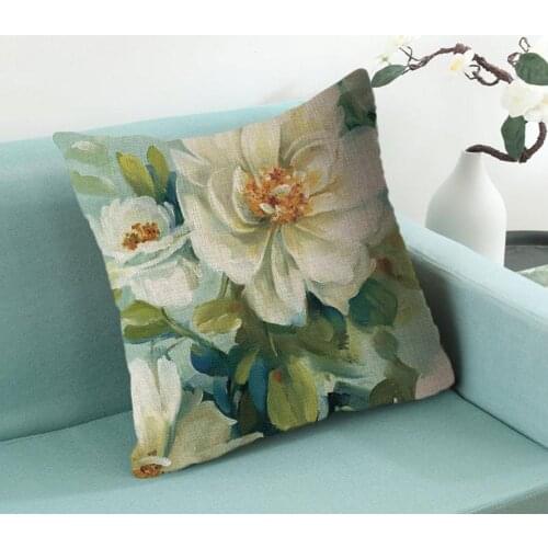 Personality Pillow Sunflower Rose Dandelion Decorative Car Soft Home Cushion Cotton-padded For Sofa P4L6 Pillowcase Flower O2D7