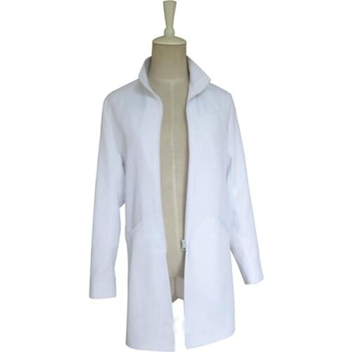 2019 Movie TV Kamen Rider Exaid Emu Hojo Cosplay Costume White Casual Wearing Overcoat Halloween Carnival