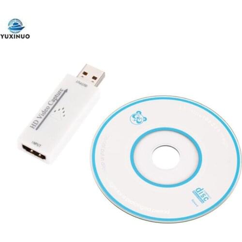 Mini 4K HD Audio Video Capture Card HDMI-compatible to USB 2.0 1080P Acquisition Card Converter for HD Video PSP Live Gaming