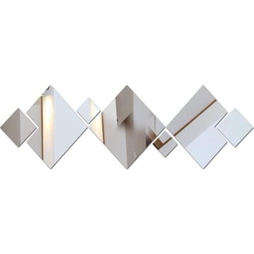 New real special offer modern design big diy Acrylic Large Pattern mirror wall stickers horse home decoration