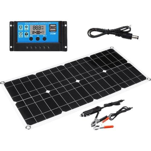 Solar Panel Dual USB With 10A 40W Solar Panel For Car Yacht RV Lamp Charging Used To Charge Mobile Phones MP3s Tablets