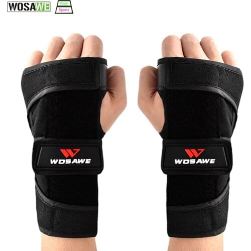 Adult Wrist Support Skating Skateboard Roller Volleyball Hockey Hand Protection Gloves Mittens MTB Bike Downhill Wrist Proetctor
