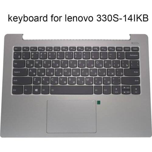 Genuine RU backlit keyboard for Lenovo IdeaPad 330S-14IKB 330S 14IKB PC4CB laptops Keyboards Palmrest cover Touchpad SN20M61694