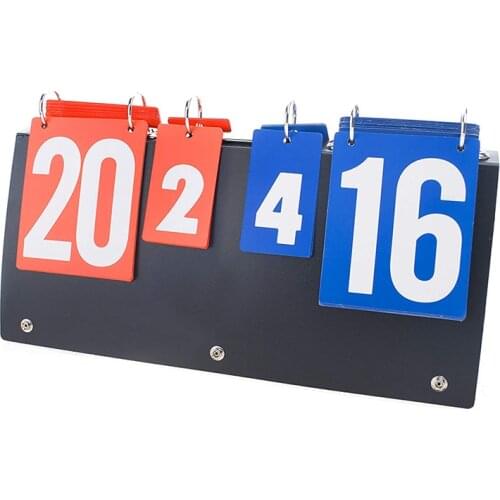 Portable Basketball Score Board 4 Digit Football Scoreboard Soccer Volleyball Handball Tennis High Quality Sports Scoreboards