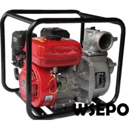 Factory Direct Supply! 3 in. Portable Aluminum Self-Priming Clear Water Pump Powered by WSE-170F 7hp 212CC Gasline Engine