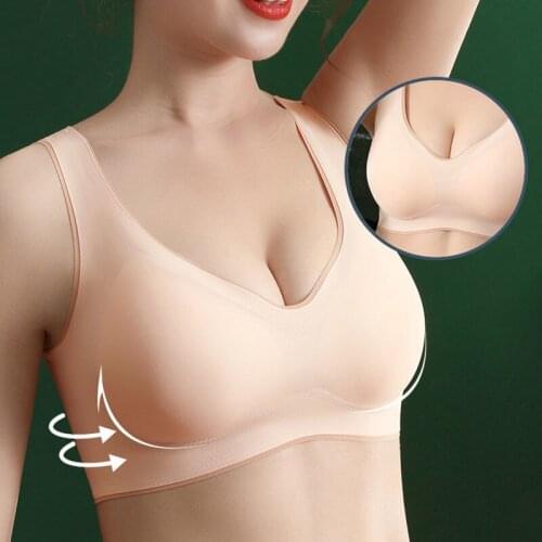 Sports Wrapped Chest Contrasting Color Tube Top Wireless Vest Style Underwear Sexy Brassiere Push Up Bralette Vest Top Bra