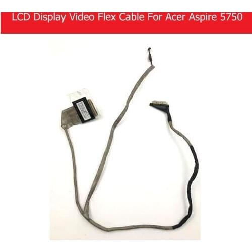 WEETEN Genuine Laptop Screen Video Flex Cable For Acer Aspire 5750 5750G 5350 5755 Lvds LCD LED Flex cable P/N DC02001DB10 P5WS0