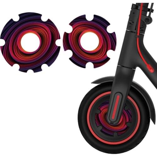 Protective Electric Scooter Front Wheel Sticker Compatible with M365/1S/Pro2，Great Performance