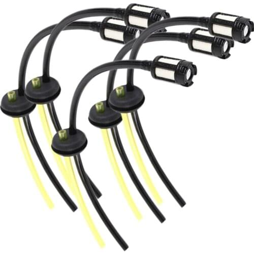 10 Pcs Fuel Pipe Chainsaw Accessories Lawn Mower Grass Trimmer Fuel Tank Fuel Hose line Strimmer Cutter Mower Trim Maintenance