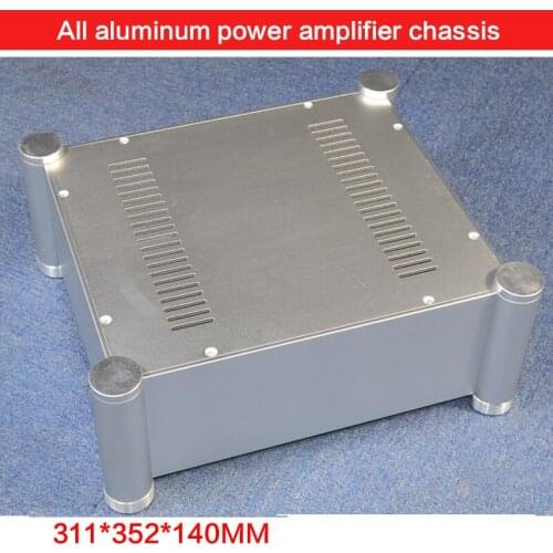 311*352*140MM All-aluminum Amplifier Chassis WA136 Tube Amplifier Preamp Case Power Supply Shell Amplifier Audio Enclosure DIY