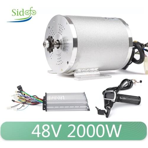 48V 2000W Electric Brushless Motor Set Controller LCD Throttle E-Bike Electric Bicycle Scooter Motorcycle Ebike Conversion Kit