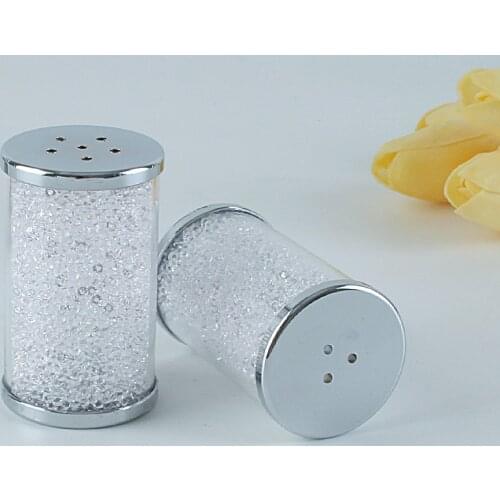 Common Crystal Acrylic Seasoning Tank Wedding High-grad Table Decoration Pepper Shaker Party Elegant Gifts Of Seasoning Jar