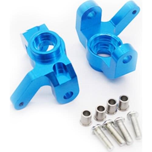 Aluminum Steering Hub Carrier Knuckle (L/R) 0005 Portal Drive Housing Front for WLtoys 12428 12423 1/12 FEIYUE Desert Eagle FY03