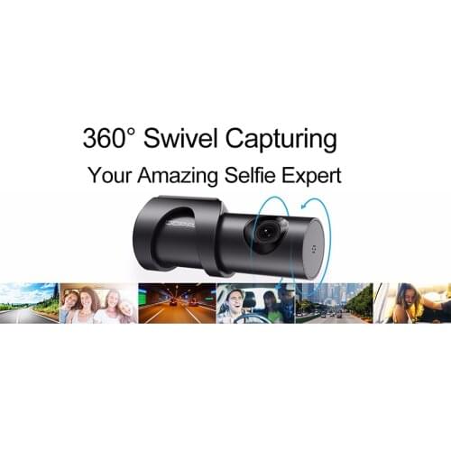 DDPai Mini3 Car Camera WiFi 1600P HD Night Vision Dash Cam eMMC 32GB Car DVR Mini Camera Auto Video Recorder 24H Parking Monitor
