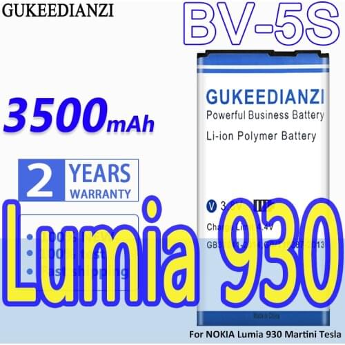 BV-5S 3500mAh Li-ion Battery For Nokia X2 X2DS 1013 X+ X Plus Replacement High Quality Lithium Polymer Batteries Bateria