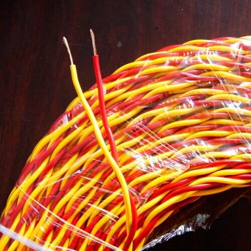 Household electrical wiring fixture wire RVS copper wire 1.5 2core 2.5 square copper-clad aluminum flexible wire twisted-pair