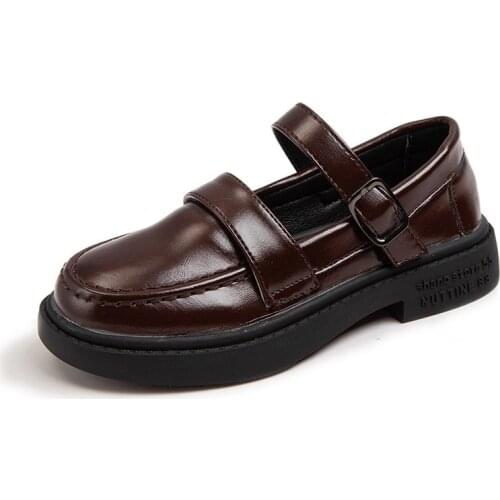 Childrens Soft Leather Shoes 2021 New Girls' Stage Performance Shoes Boys Formal Shoes Students' Shoes School Shoes Fashion Hot