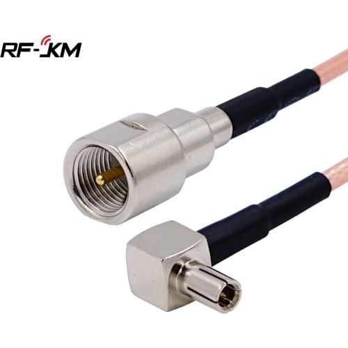 FME Male Plug To TS9 Right Angle Connector RG316 Pigtail Cable Adapter