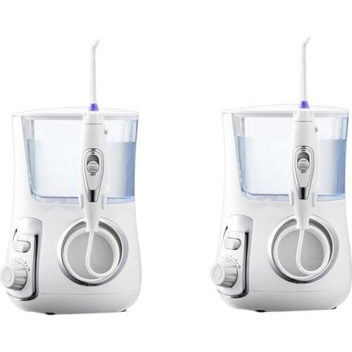 Oral Irrigator Water Pulse Flosser Jet Teeth Cleaner Hydro Jet With 800Ml Water Tank & Nozzle Tooth Care