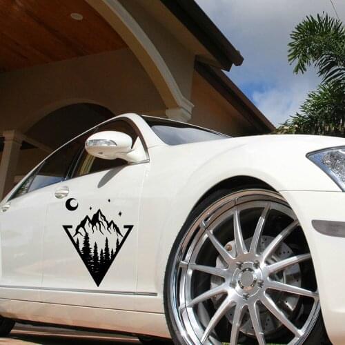 Cool Design Mountains Stickers For Cars Fun Vinyl Car-Styling Car Sticker Decals Decor